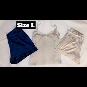 Satin Cami and Short Set